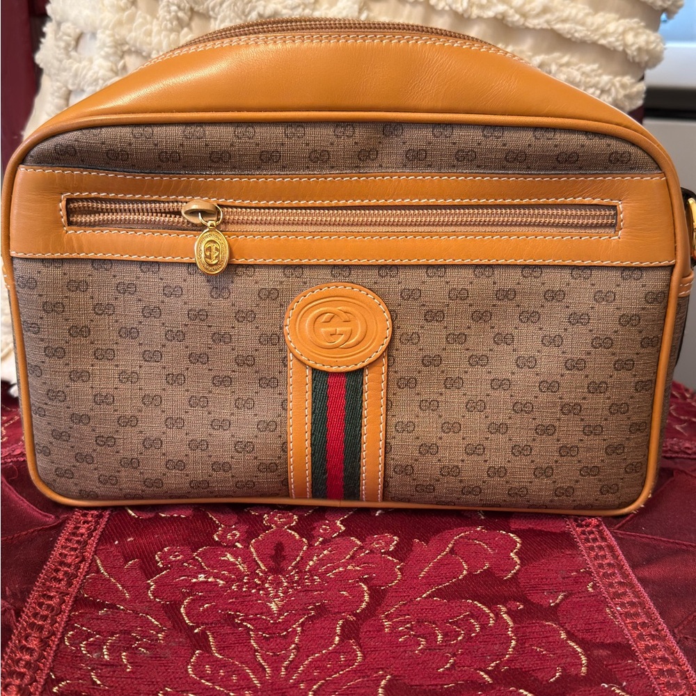 Gucci Beige Vintage Crossbody Bag